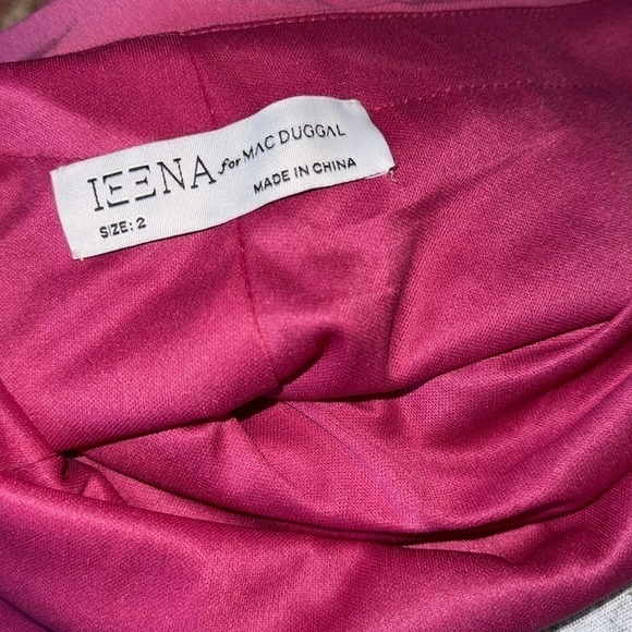 NWOT Mac Duggal Draped Back slit Jersey Gown size 2 - Picture 4 of 6